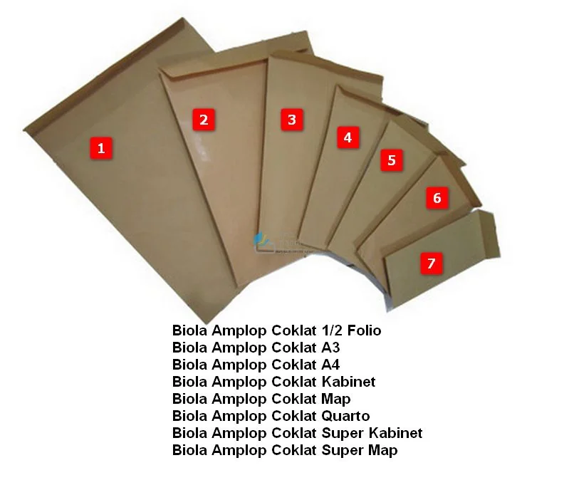 Amplop Coklat C4 Isi 5